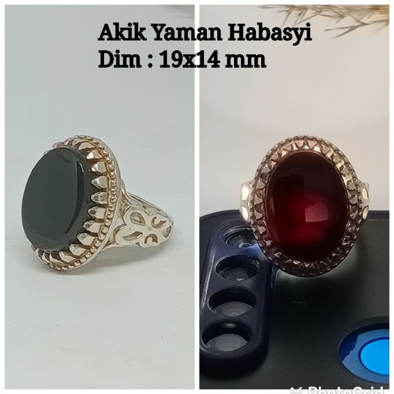 Cincin Batu Akik Yaman Habasyi