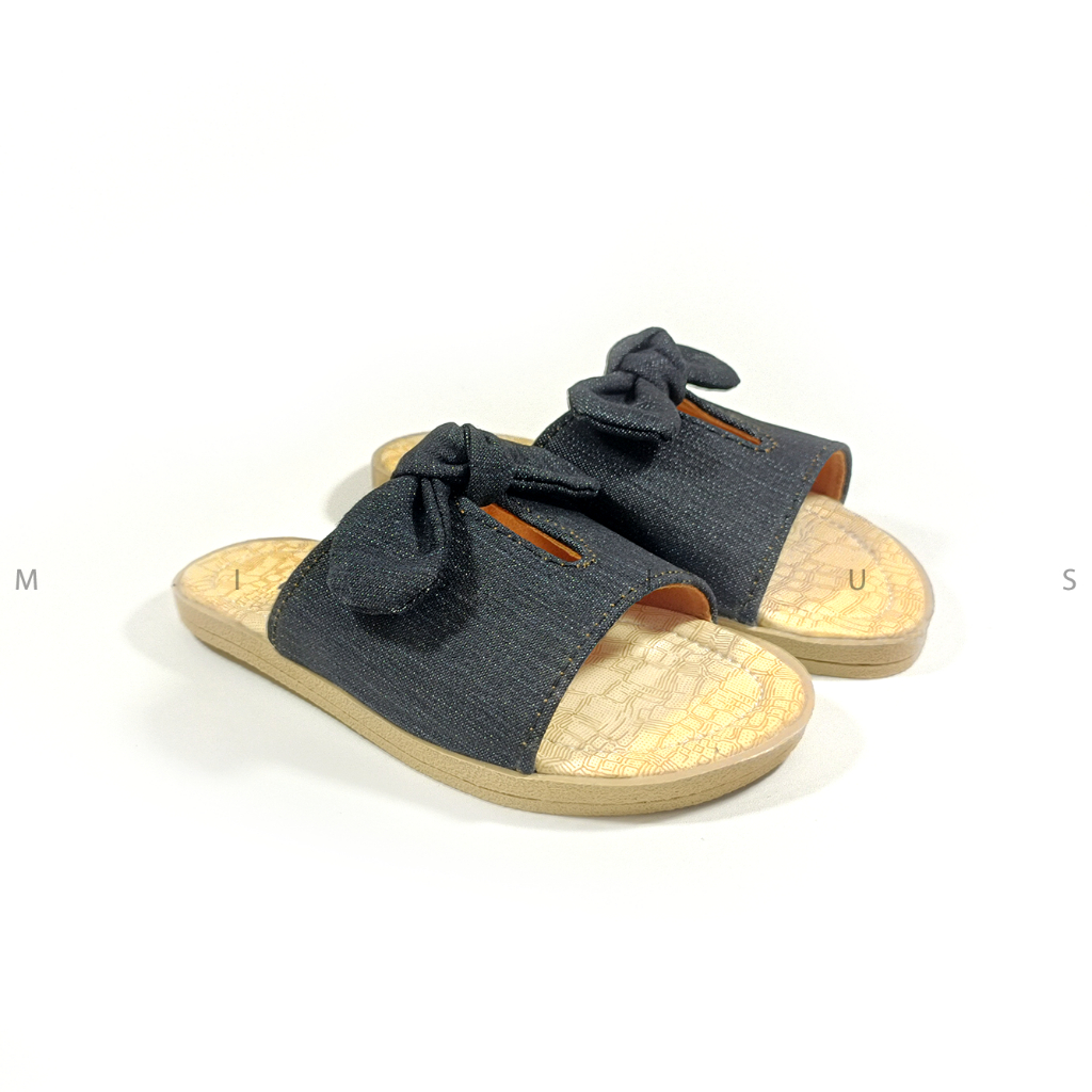 Misius NAMI Sandal Slip On Anak Perempuan Slip On Kokop Variasi Pita Lilit