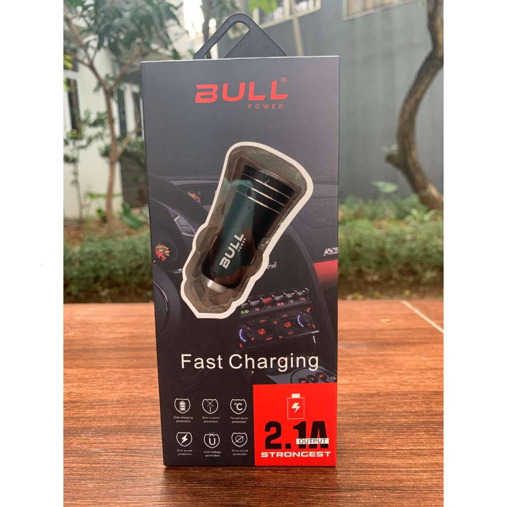 SAVER BULL BESI / CHARGER MOBIL / CAR CHARGER BRAND BULL FAST CHARGING