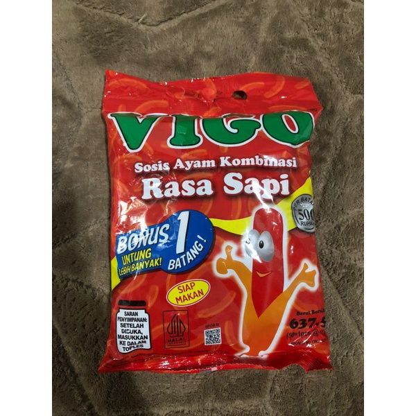 

Sosis VIGO isi 50+1 Sosis Ayam Kombinasi Rasa Sapi 637,5gr Siap Makan