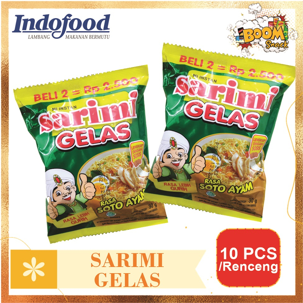 Sarimi Gelas Renceng isi 10pcs