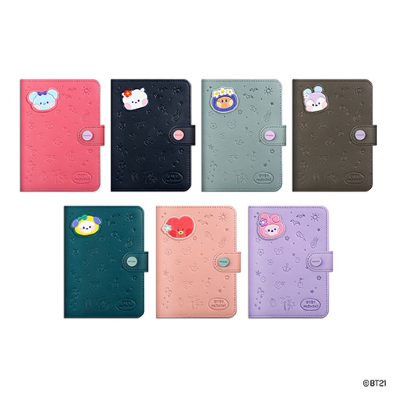 [READY] BT21 Minini Leather Passport Case (VACANCE Edition)