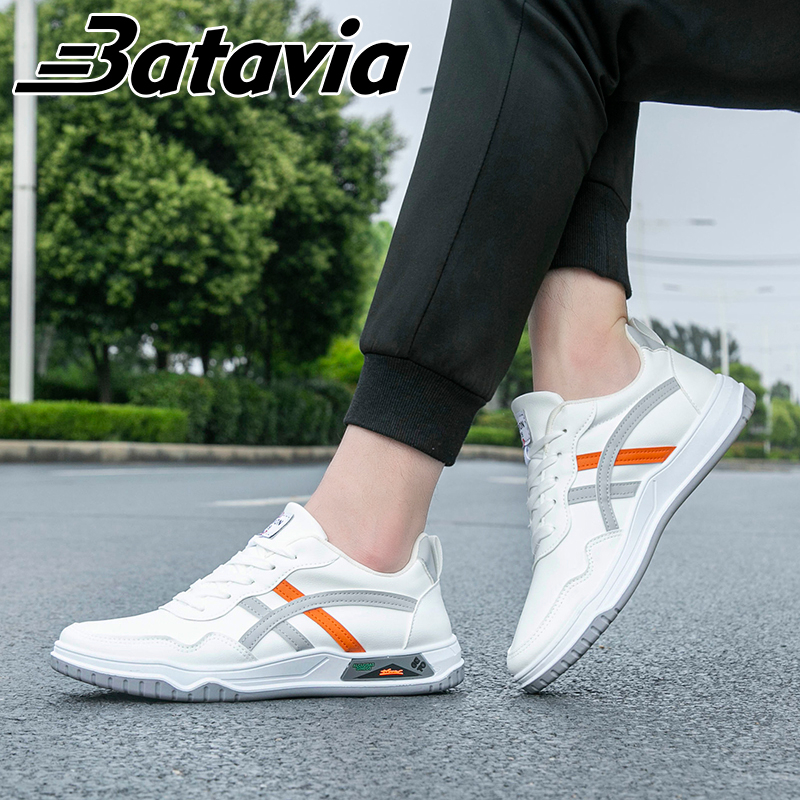 BATAVIA Baru Pria Sport Shoes Impor white Pria olahraga sepatu hitam Sneakers sepatu sekolah J14