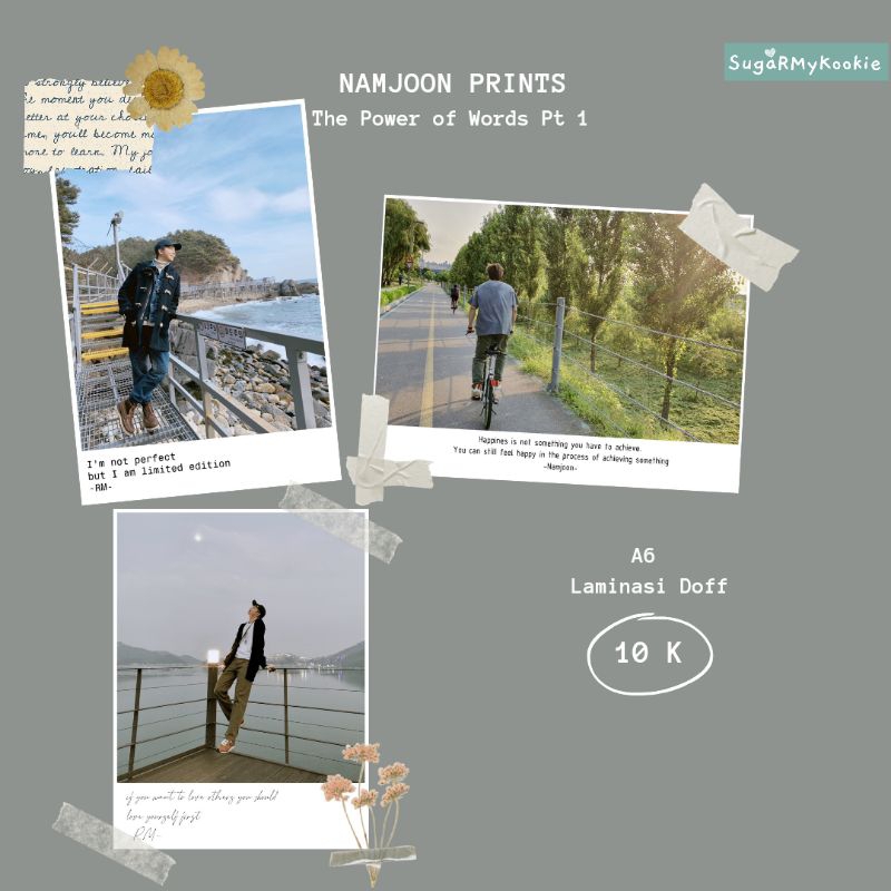 BTS ART PRINT [NAMJOON's WORDS]