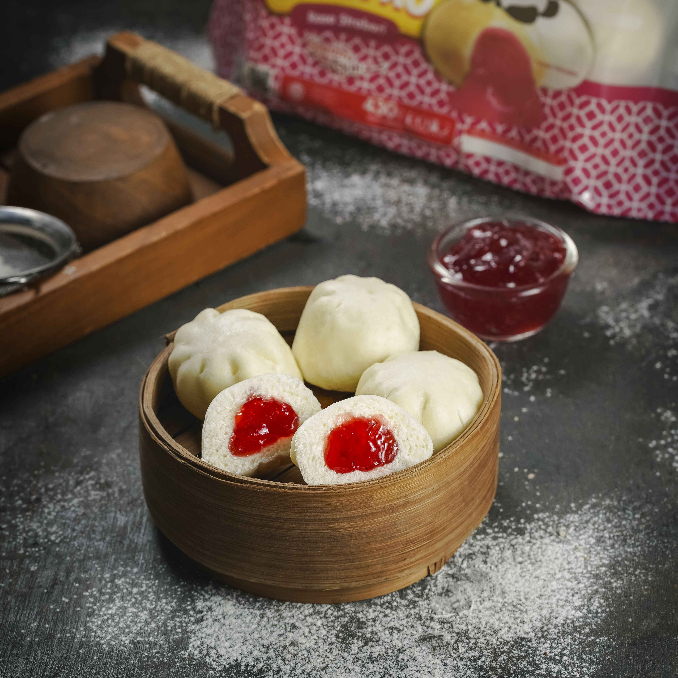

Li Pao Mini Pao Stroberi Isi 25 pcs 430 gr | Bakpao Mini | Frozen Food