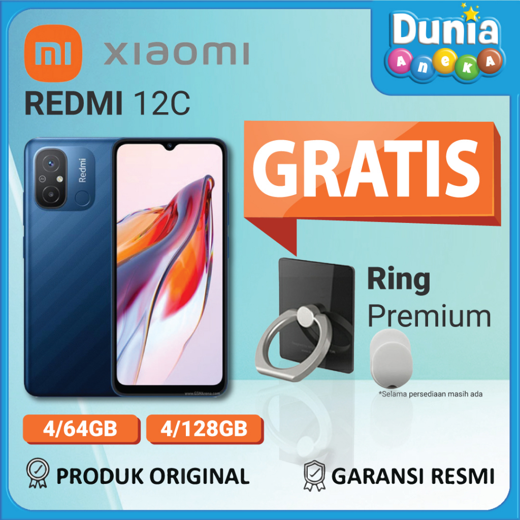 XIAOMI REDMI 12C - GARANSI RESMI