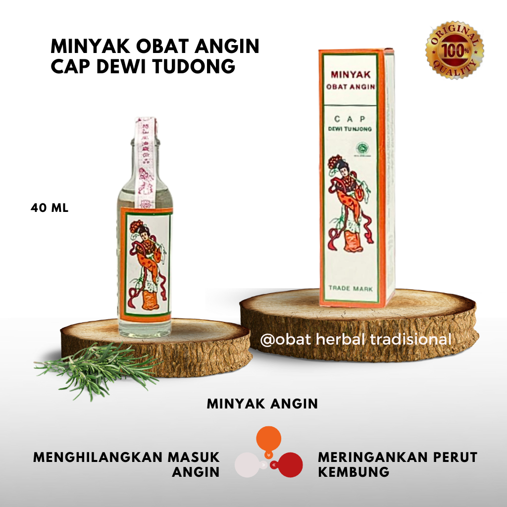 MINYAK OBAT CAP DEWI TUNJONG 40 ML minyak angin serbaguna Dijamin Asli