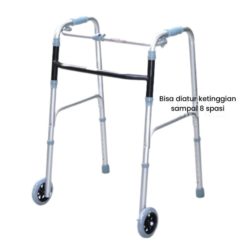 Sella Alat Bantu Jalan Walker + Roda,Walker Jemuran  /Walker Dengan Roda/Original