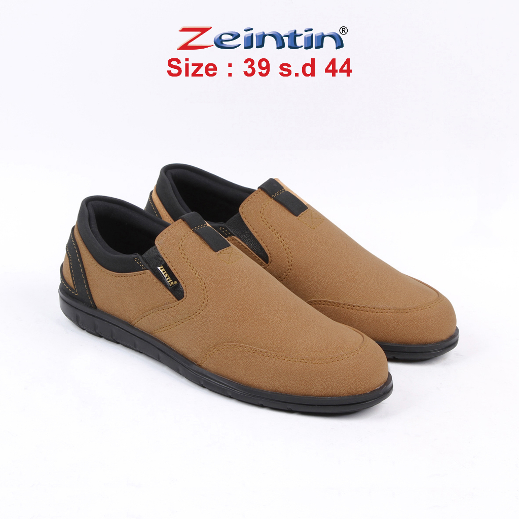 Zeintin - Sepatu Pria Sneakers Bahan Sintetis Formal Kerja Santai Kasual Sneakers Pria BJ