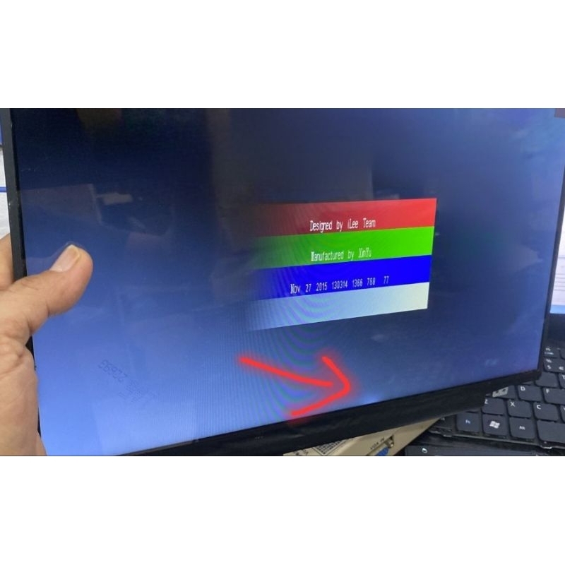 LED LCD 14 SLIM 40PIM CACAT PABRIK