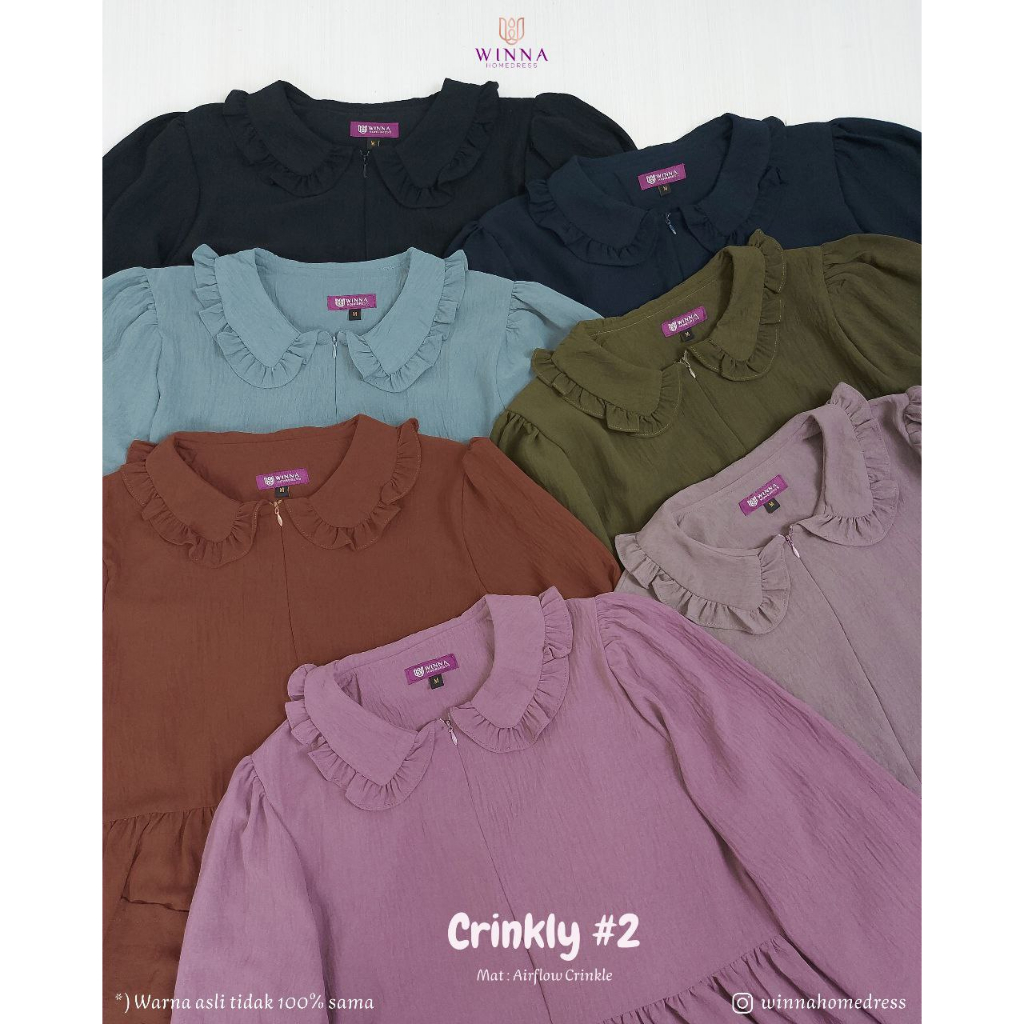 CRINKLY #2 KIDS by WINNA klambie akhwat | Airflow Crinkly