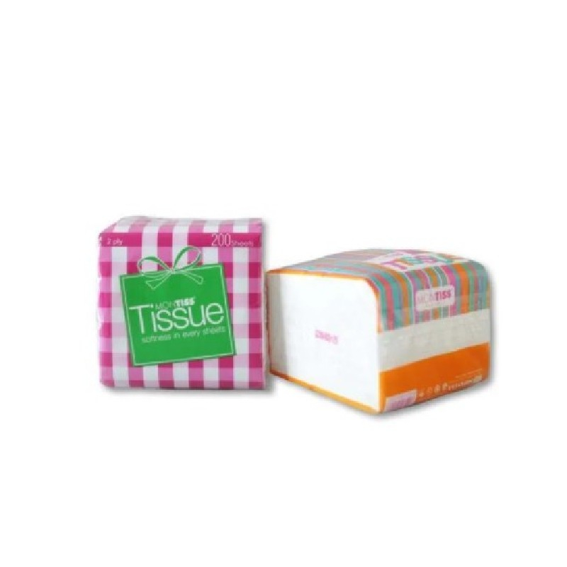 Tisu Montiss Multipurpose Pop Up 200 sheets 2 ply Tebal / Tissue kotak Montis 200s meja makan serbaguna