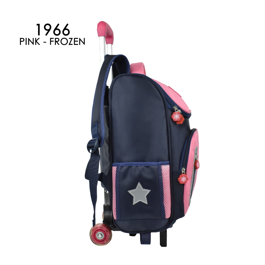 (RF) Tas Sekolah Trolly 1966 Tas Anak Cowok Dan Perempuan (Spiderman,Unicorn,Frozen,Ultraman)