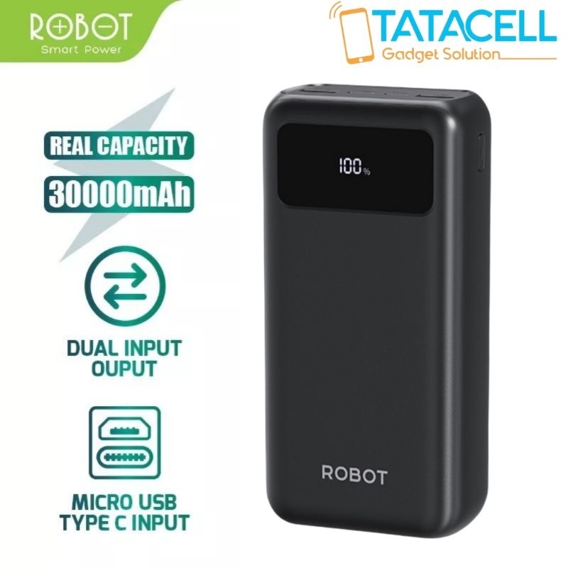 Robot RT32 Powerbank 30000mAh Fast Charging 22.5W