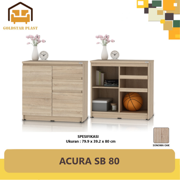 Lemari Bufet Minimalis/Lemari Cabinet Credenza/Acura SB 80
