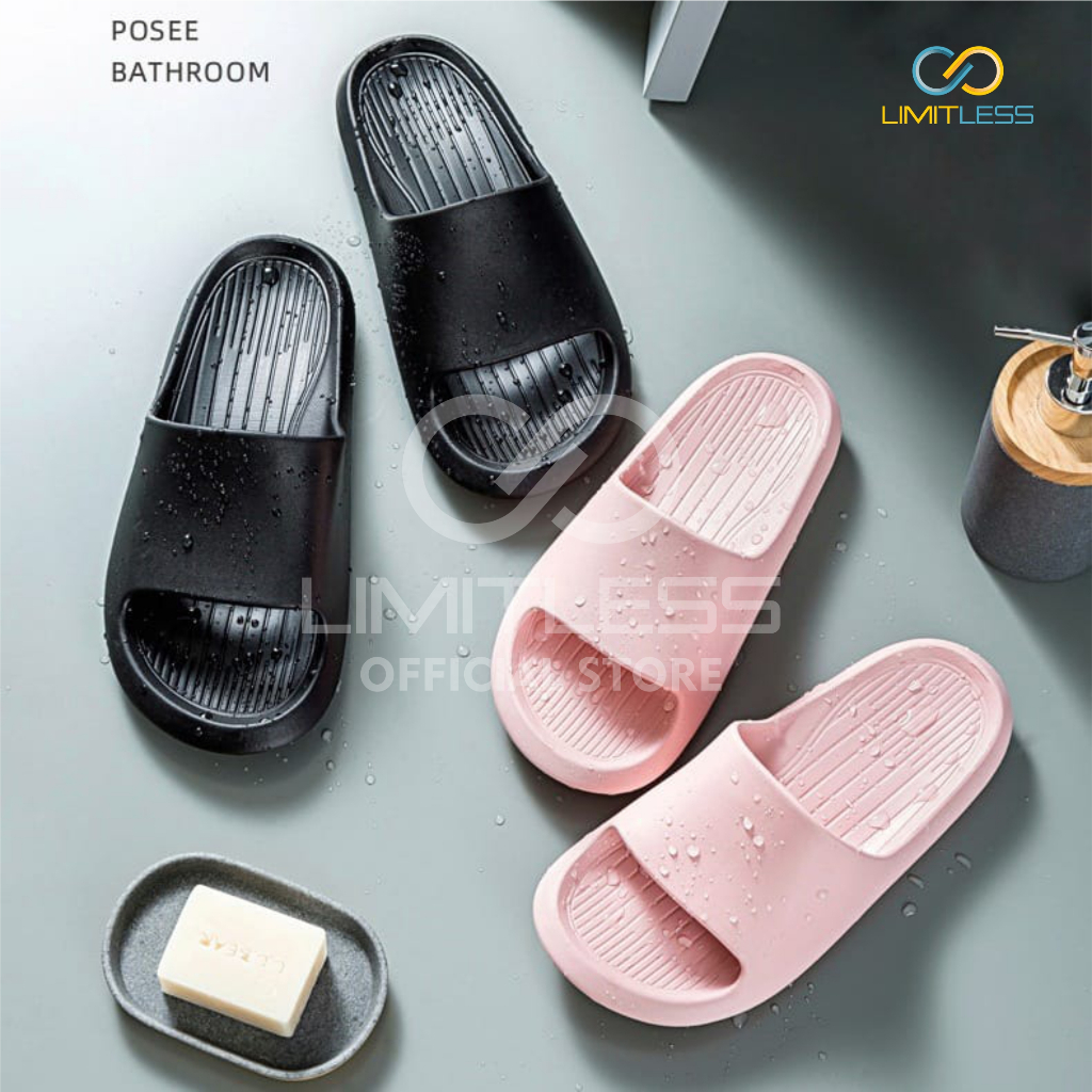 Zerolimit - Sendal Wanita Slip On Ringan Sandal Wanita Slip On Rumah Sandal Perempuan Korea Karet Murah