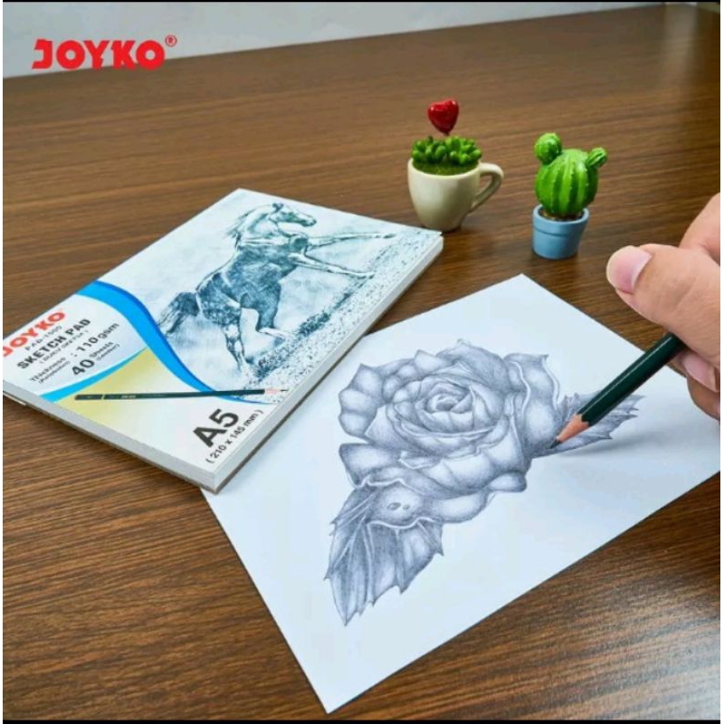 

Buku gambar sketsa A5 sketch pad black n white