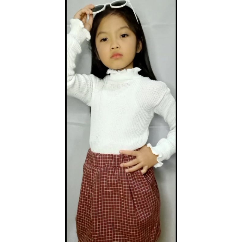 Turtle kriwil anak/Baju rajut anak