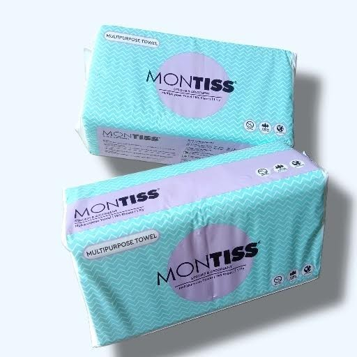 Tisu Montiss 150s / Hand Towel Tissue 150 Sheets 1 Ply Lembut Halus