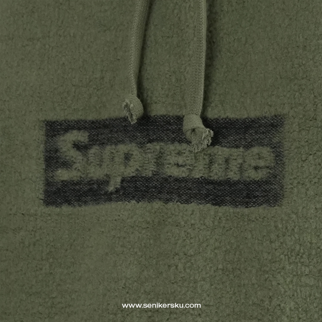 Supreme Inside Out Box Logo Hoodie Olive