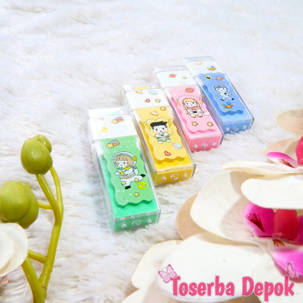 Pengapus Pensil Karakter PENGHAPUS KARAKTER Lucu Eraser Motif Random