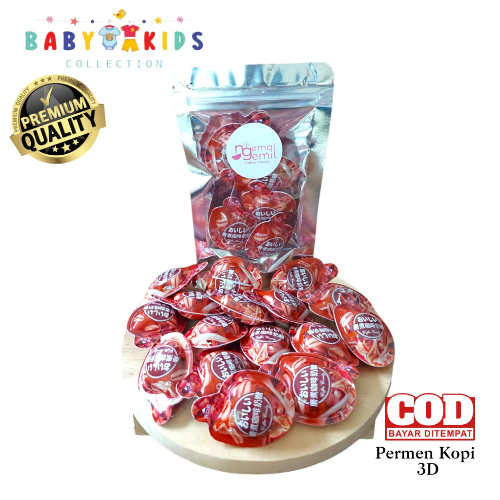 

Permen Kopi 3D Coffee Candy Kualitas Premium