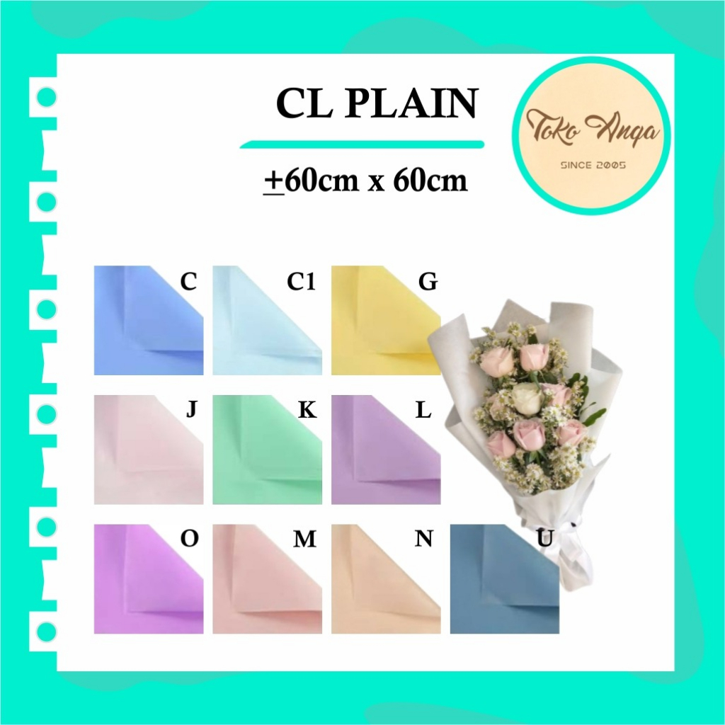 

TOKO ANQA-Flower Wrapping Cellophane 60cm x 20meter