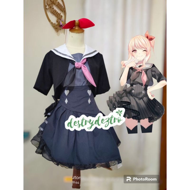 cosplay mizuki akiyama custome ukuran cosmaker