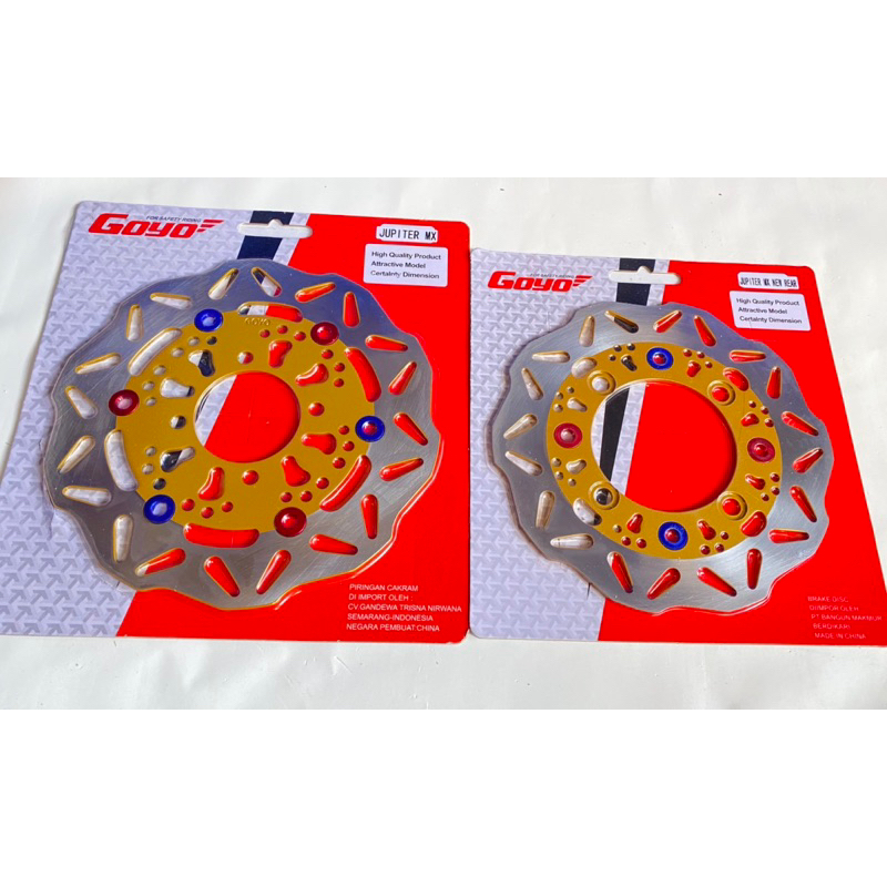 PIRINGAN CAKRAM DEPAN BELAKANG UKURAN STANDAR VARIASI JUPITER MX NEW 135