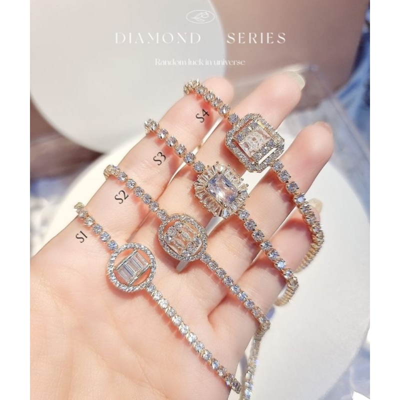 Gelang titanium wanita silver