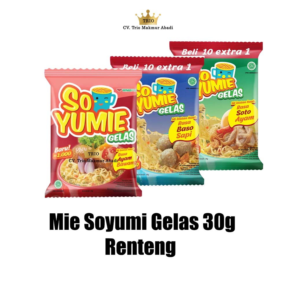 

Mie Soyumi Gelas 30g Renteng