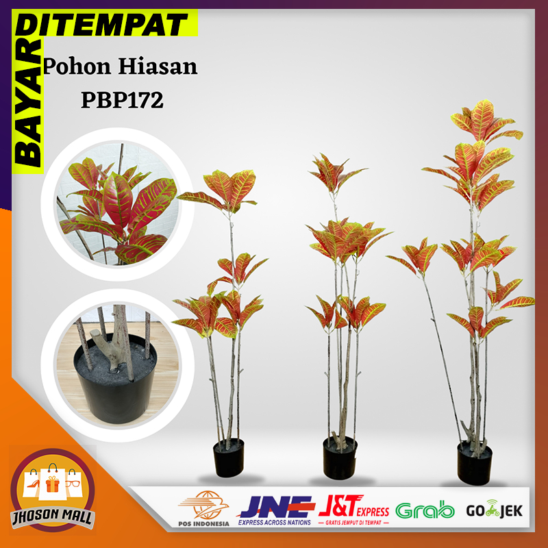 JM Pohon Hias Pohon Hias Plastik Dekorasi Ruangan / Tanaman Pohon Hias Artificial Carnation Tree / P