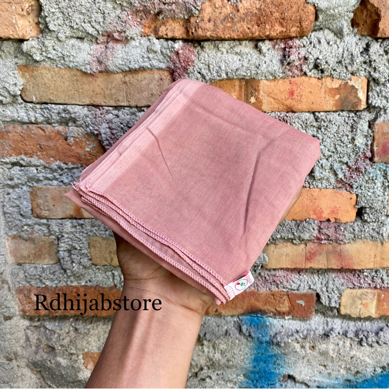 hijab segiempat paris / catton paris old | red rose | azara | varisha-Rose gold
