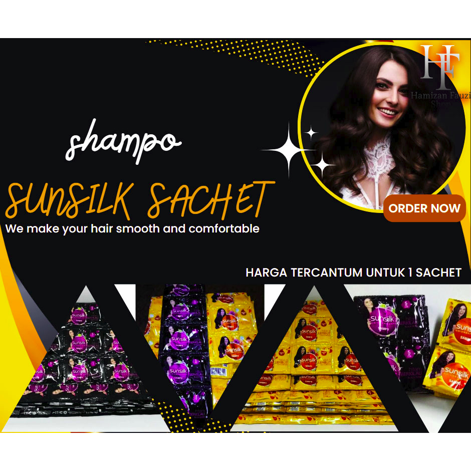 [SHAMPOO] SUNSILK SACHET BLACK SHINE SHAMPOO SUNSILK SOFT & SMOOTH