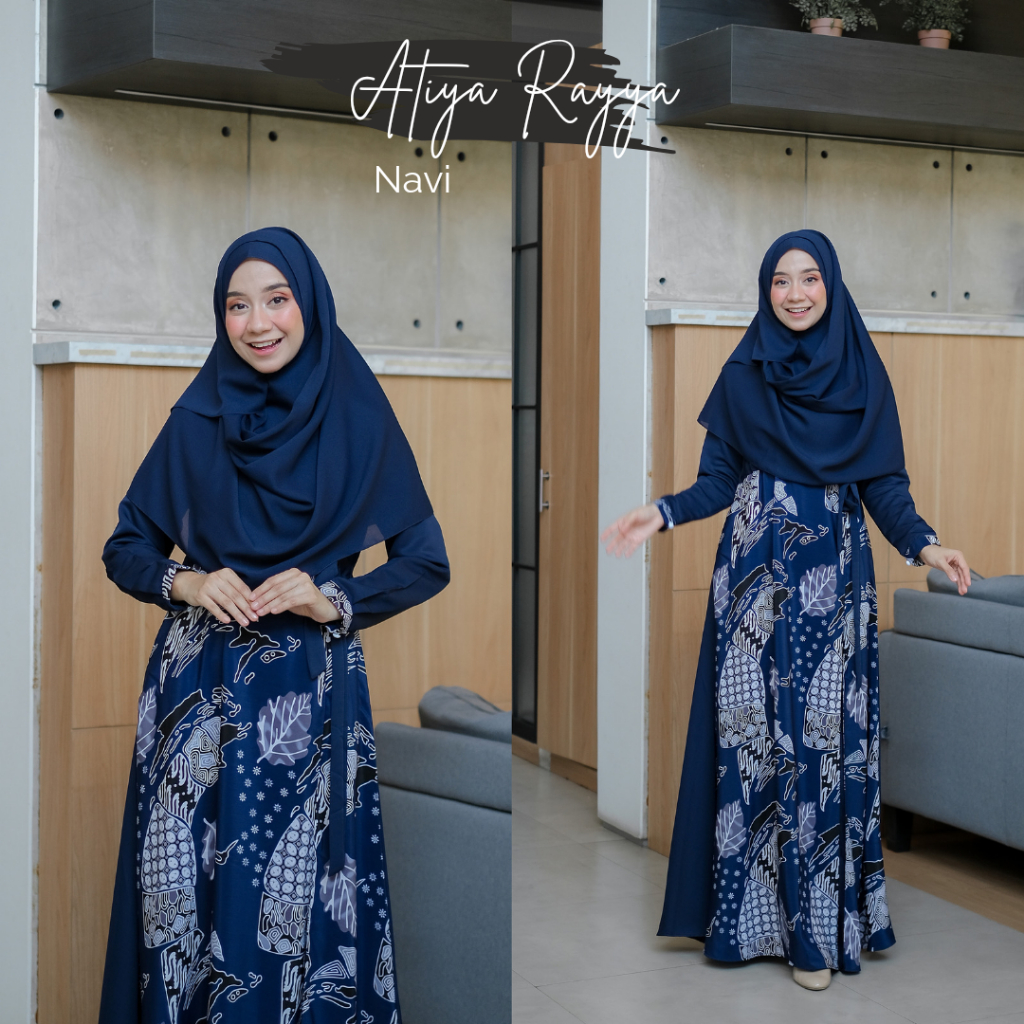 Baju Muslim Gamis Atiya Size Jumbo