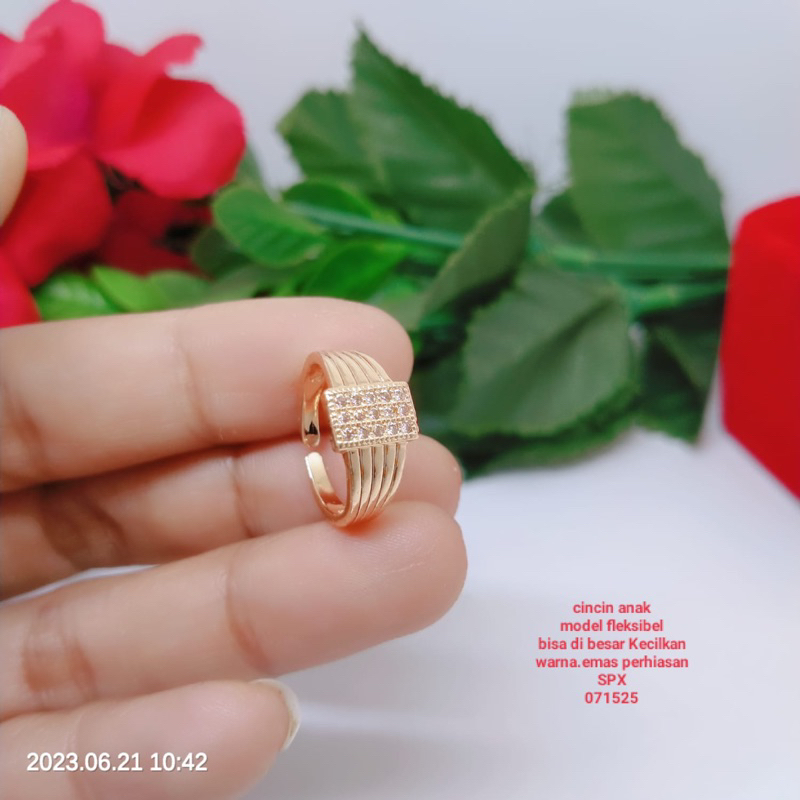 Cincin Anak Titanium Tembaga Xuping Terlaris Termurah Tidak Mudah Pudar