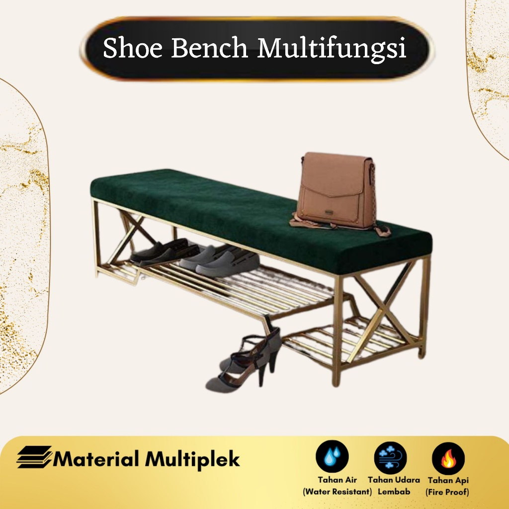 [R201] Shoe Bench Multifungsi/Rak Sepatu/Sofa
