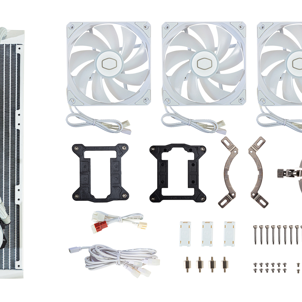 Cooler Master MasterLiquid 360L Core ARGB White CPU Liquid Cooler