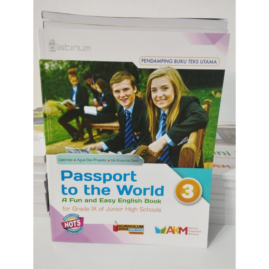 Buku Paket Kelas 9 SMP/MTs AKM HOTS kurikulum 2013 edisi revisi terbaru  - Platinum