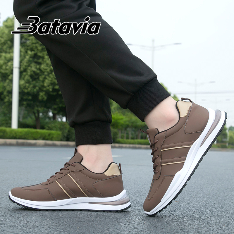 BATAVIA Pria Sport Shoes Impor white Pria olahraga coffeesepatu Sneakers sepatu sekolah J15