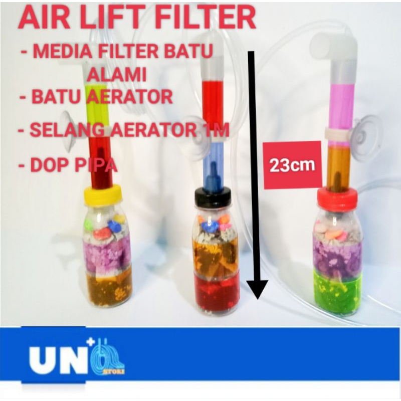 BIO SPONGE FILTER DAN AIR LIFT FILTER MEDIA PENJERNIH AIR AQUARIUM CANTIK