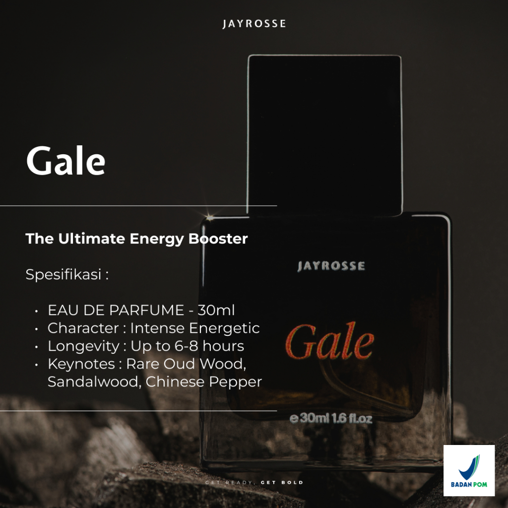 Jayrosse Perfume - GALE 30ml | Parfum Pria