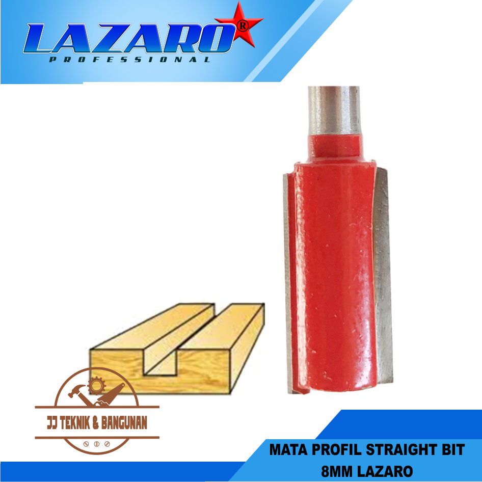 Mata Profil Straight Bit LAZARO - 8mm