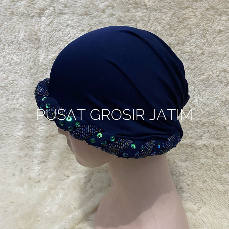 Kerpus ibu ibu hijab beanies turban ciput haji nenek polos songkok kupluk fashion emak