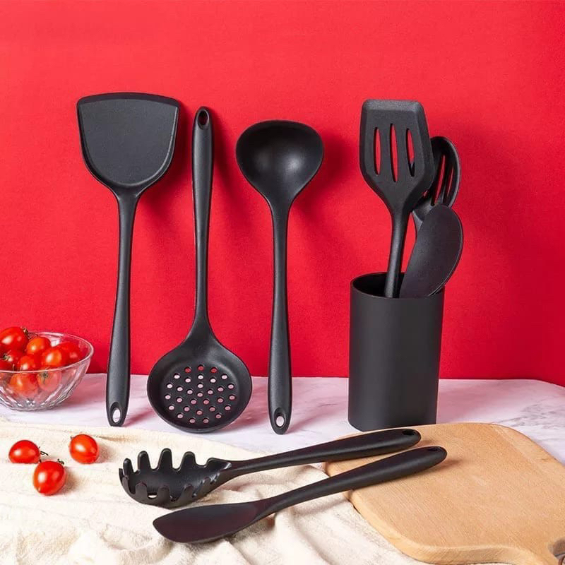 FREE ONGKIR MEDAN TERMURAH SPATULA PERALATAN MASAK _SPATULA SET 6PCS SODET SUTIL SARINGAN CENTONG _6IN1