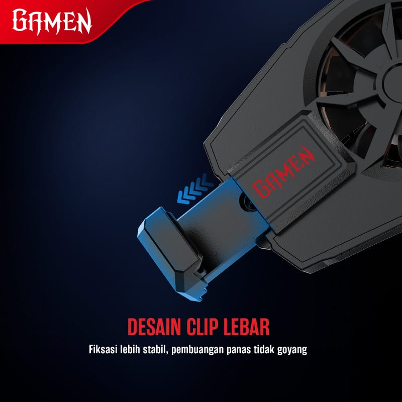 C_  GAMEN Fan Cooler Radiator Pendingin HP Cooling Fan Gaming GMR04 GMR02 GMR01 Original