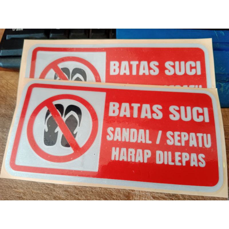 stiker batas suci