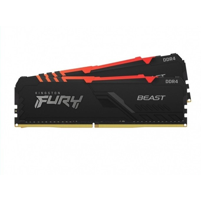 Kingston Fury Beast RGB DDR4 3600MHz 16GB (2x8GB) - KF436C17BBAK2/16