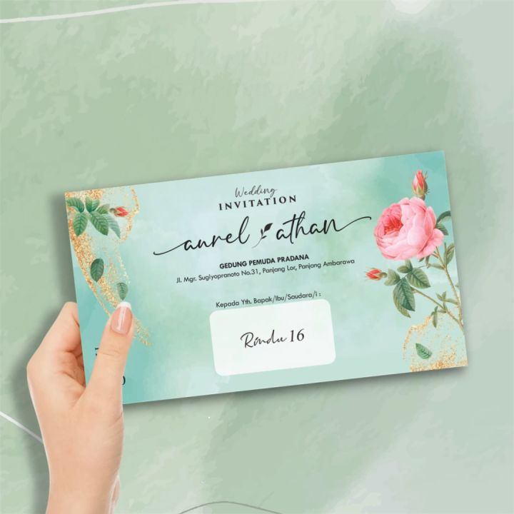 BLANGKO UNDANGAN RINDU 16 / UNDANGAN KOSONG / FREE FILE SETTING