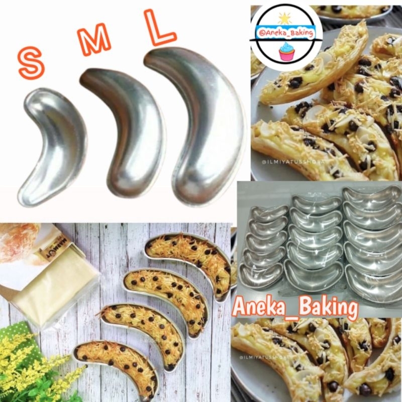 Cetakan Pisang Crispy 10pcs / Cetakan Banana Milk Crispy / Cetakan Banana Crispy / Banana Cake / Ban